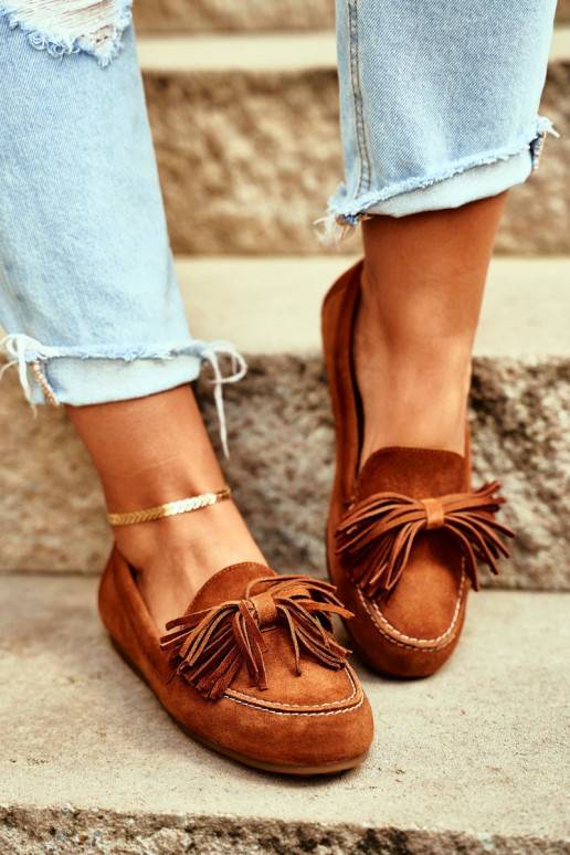 Mokasīni  Dabīgas ādas brūnas krāsas... Mokasīni  Dabīgas ādas brūnas krāsas...