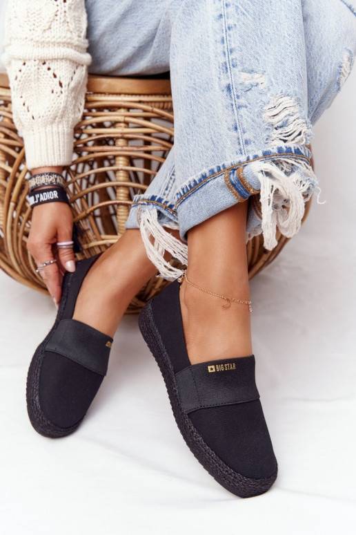 Espadrilės juodos spalvos Espadrilės juodos spalvos
