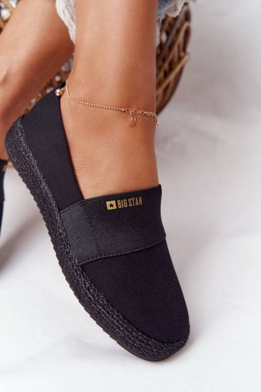 Espadrilės juodos spalvos Espadrilės juodos spalvos