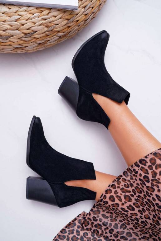 Naiste poolsaapad kõrge jämeda...