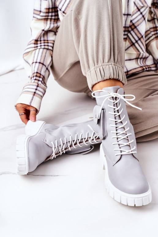voodriga säärsaapad  Halli värvi Awesome