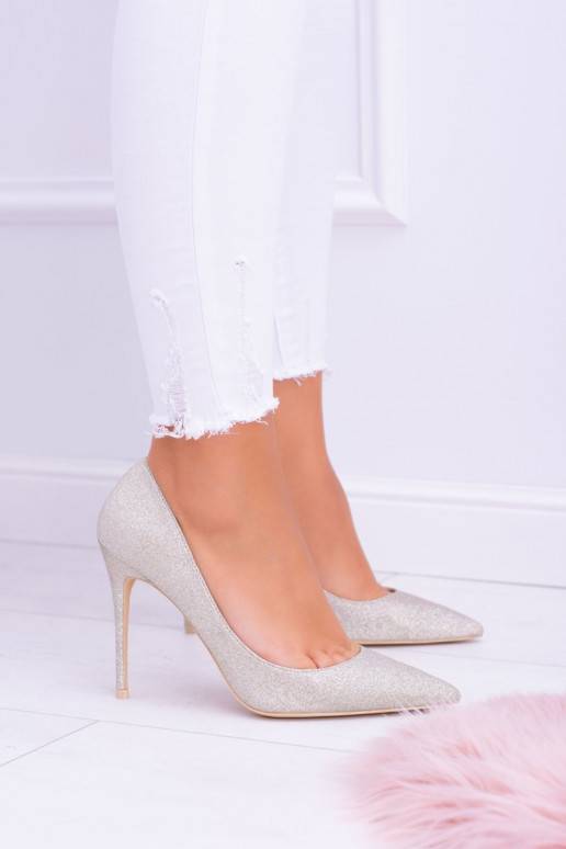 Läikivad kuldset värvi wysokie kõrge...