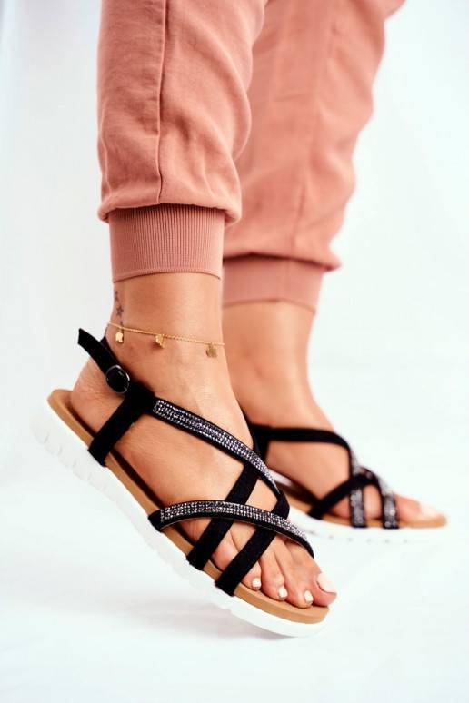 Naistesandaalid Lu Boo säravate...