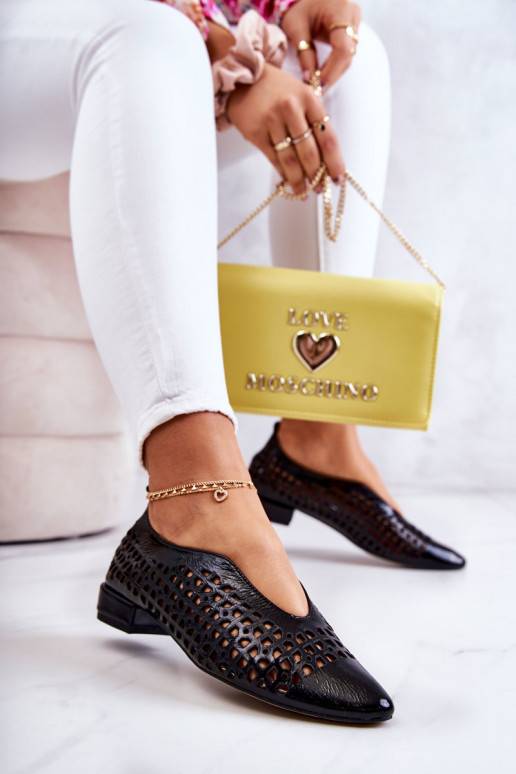 Elegantsed Laque jalatsid  mustad Ismena Elegantsed Laque jalatsid  mustad Ismena