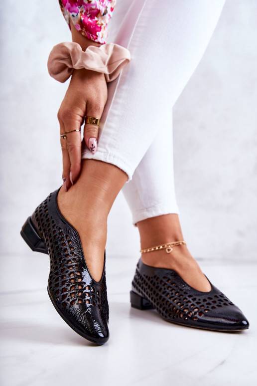 Elegantsed Laque jalatsid  mustad Ismena Elegantsed Laque jalatsid  mustad Ismena