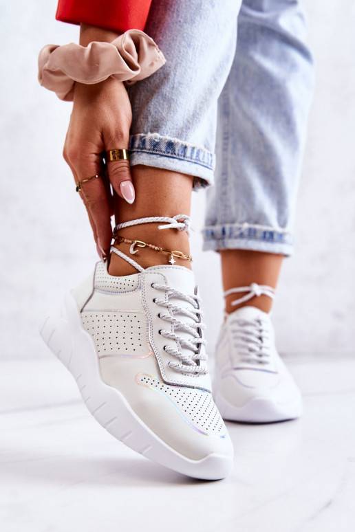 Sneakers tüüpi jalanõud valget värvi Carly