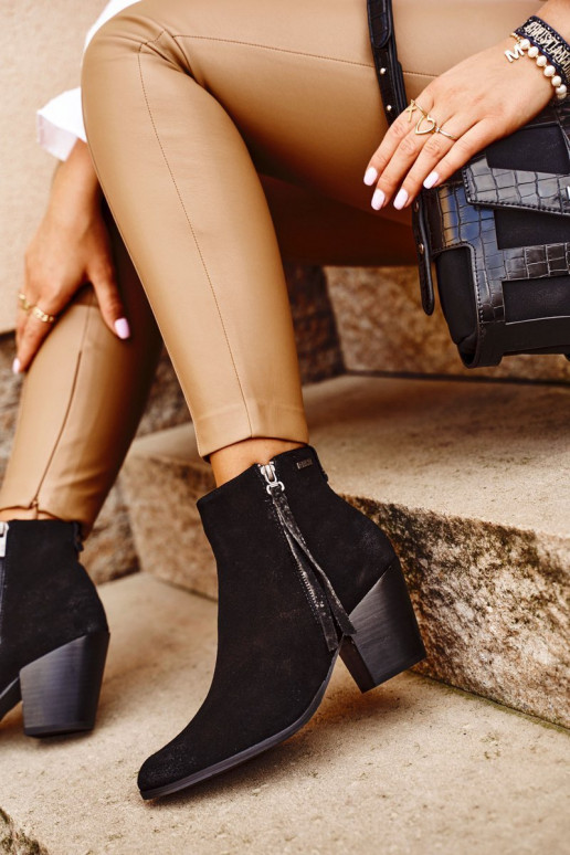 Naiste poolsaapad Big Star mustad