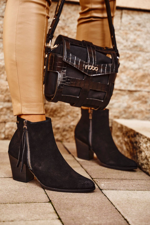 Naiste poolsaapad Big Star mustad