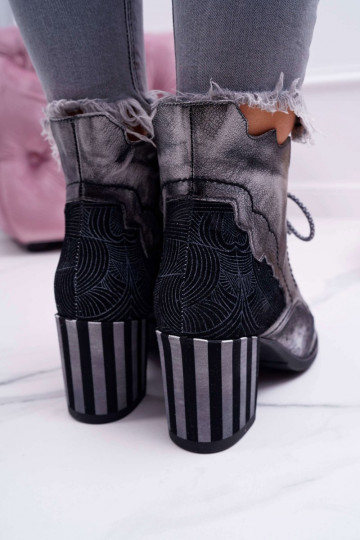 Naiste poolsaapad  Halli värvi 2