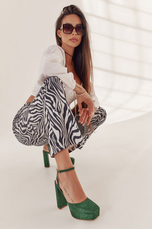 Naistesandaalid Läikivad kõrge jämeda... Naistesandaalid Läikivad kõrge jämeda...