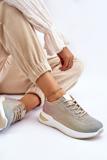 Sneakers tüüpi jalanõud säravate kristallidega Mitmevärvilised Raiden 2