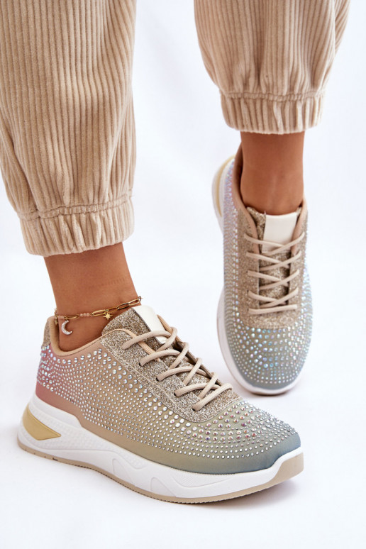 Sneakers tüüpi jalanõud säravate kristallidega Mitmevärvilised Raiden