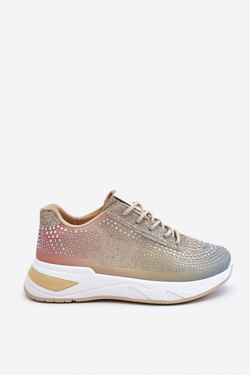 Sneakers tüüpi jalanõud säravate kristallidega Mitmevärvilised Raiden