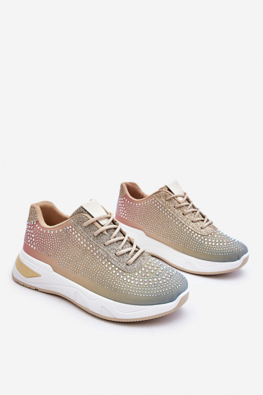 Sneakers tüüpi jalanõud säravate kristallidega Mitmevärvilised Raiden