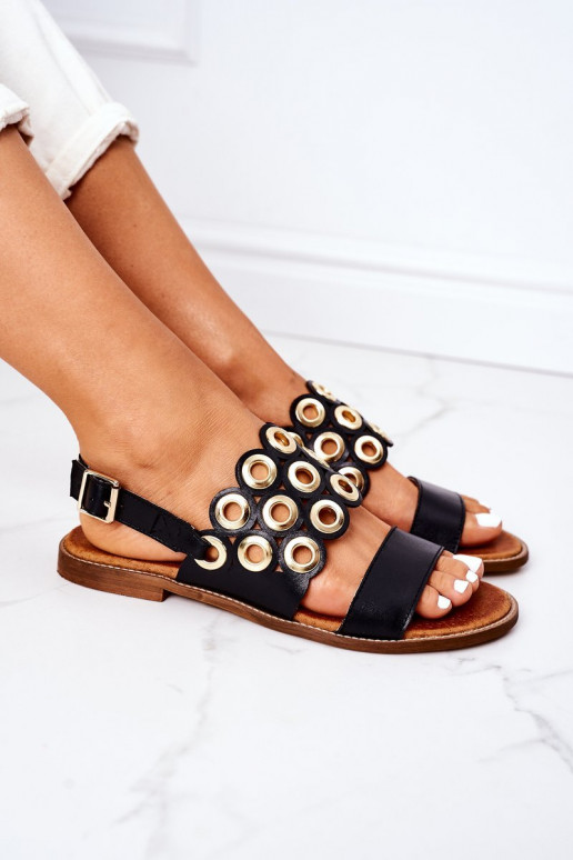 Ažuursed sandaalid  Shoes mustad Ažuursed sandaalid  Shoes mustad