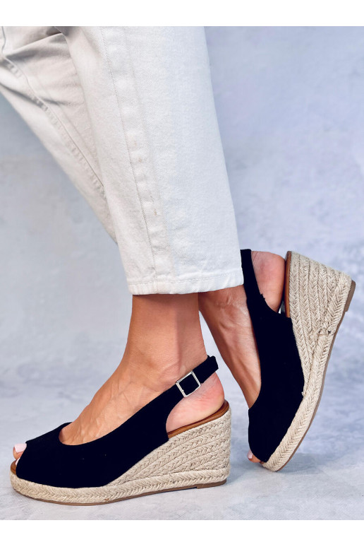 Espadrillid open toe  NEVIL BLACK