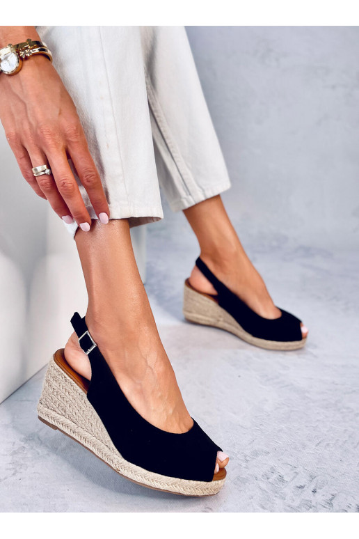 Espadrillid open toe  NEVIL BLACK