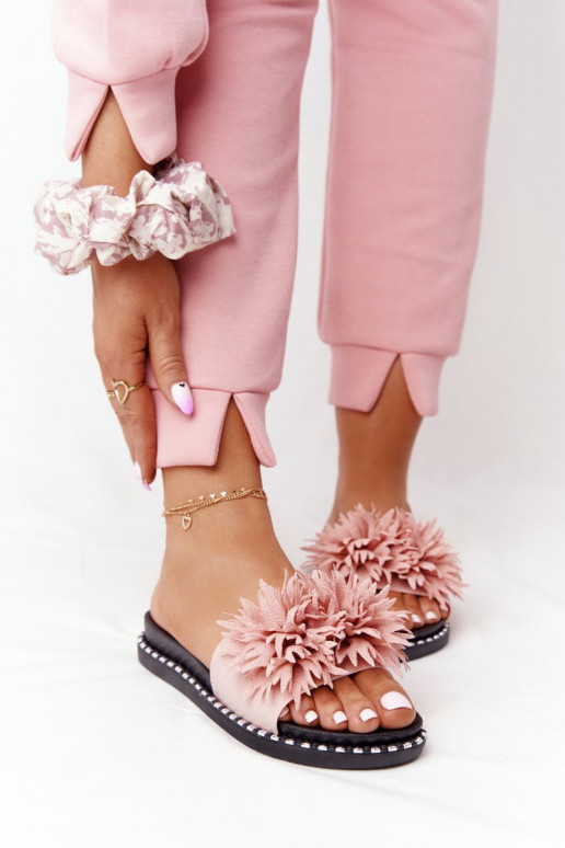 Guminės šlepetės su kniedėmis rožinės... Guminės šlepetės su kniedėmis rožinės...