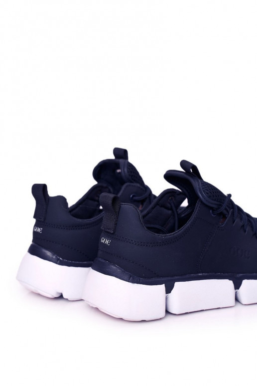 Meestele Sportliku stiiliga jalanõud Sneakers tüüpi jalanõud GOE tumesinist värvi