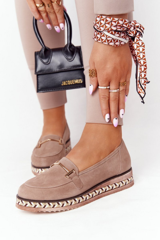 Mokassiinid platvormiga Laura Messi...