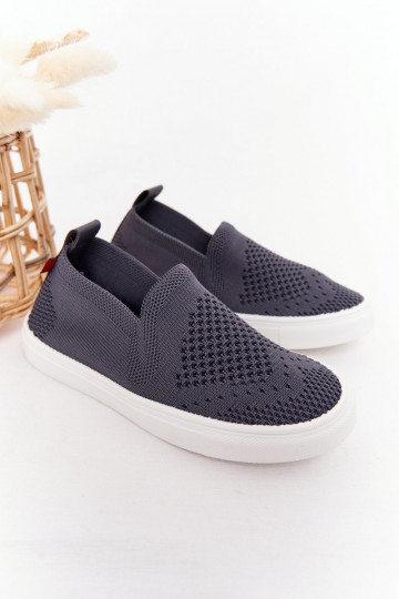 Laste jalanõud spordijalatsid Slip-On Big Star halli värvi 2