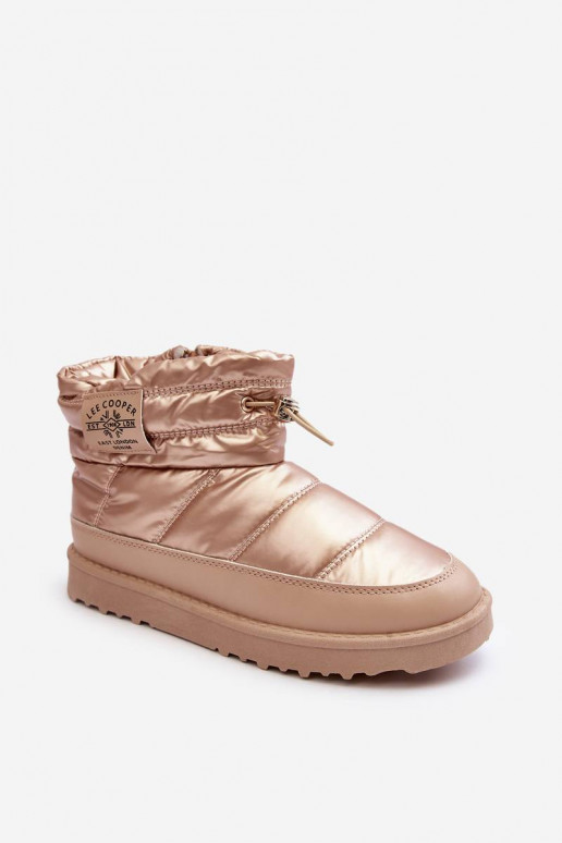 Nööpidega lumesaapad Lee Cooper beeži värvi