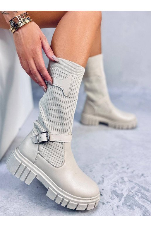 pika säärega saapad  RHEA BEIGE