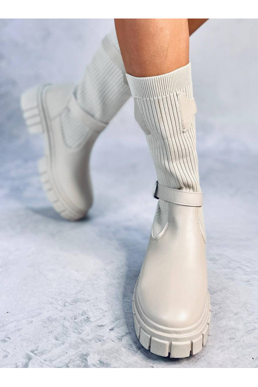 pika säärega saapad  RHEA BEIGE