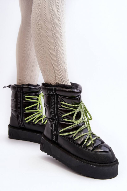 Nööpidega lumesaapad D.Franklin mustad