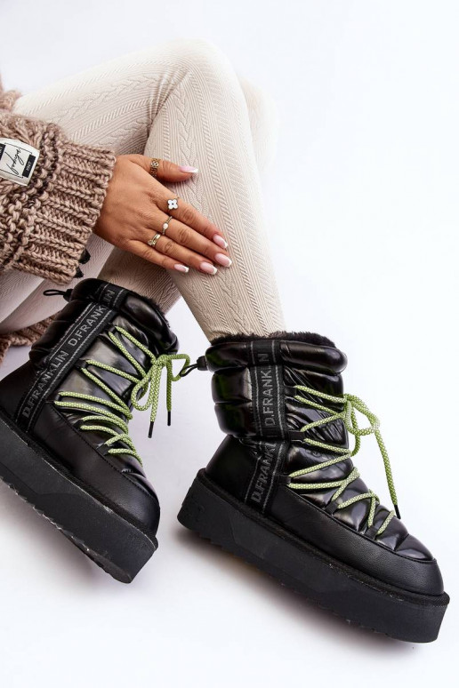 Nööpidega lumesaapad D.Franklin mustad