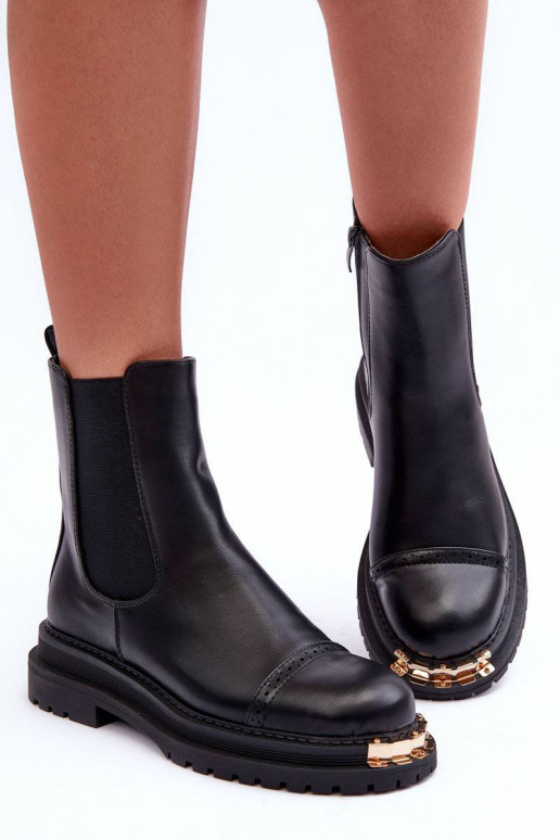 Naiste poolsaapad   mustad Nialee