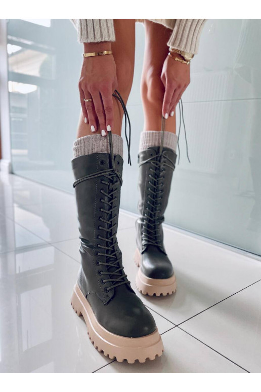 Pika säärega saapad  ZONA GREEN