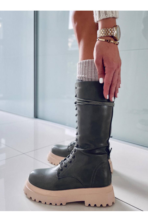 Pika säärega saapad  ZONA GREEN