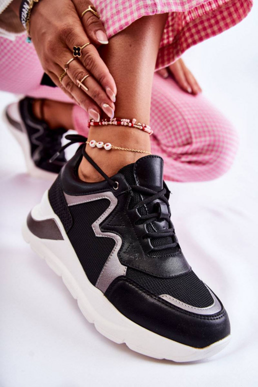 Moekad Sneakers tüüpi jalanõud mustad... Moekad Sneakers tüüpi jalanõud mustad...