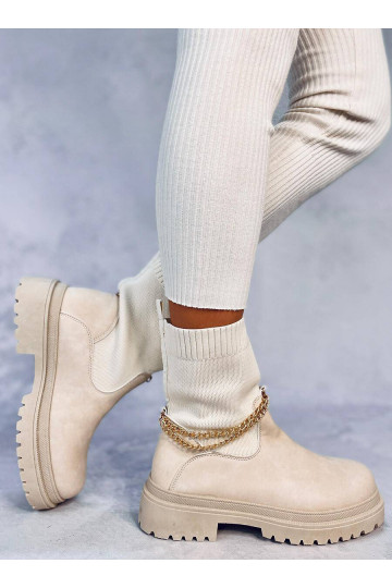 Elastse pealsega saapad JESSE BEIGE