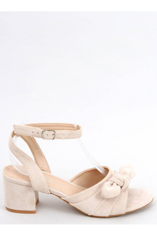 Stiilsed kõrge kontsaga sandaalid GISELLE BEIGE