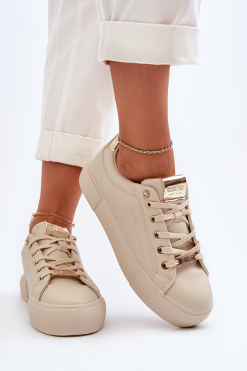 Sneakers tüüpi jalanõud Big Star beeži värvi 2