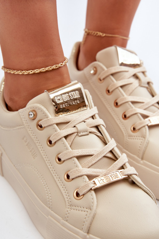 Sneakers tüüpi jalanõud Big Star beeži värvi