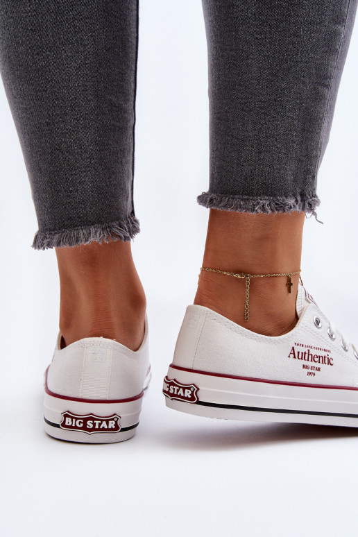 Naistesaapad Big Star valget värvi