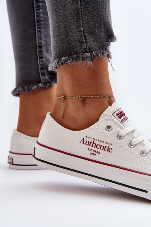 Naistesaapad Big Star valget värvi