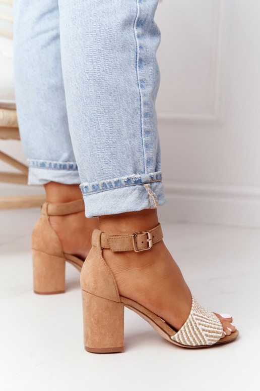 Sandaalid  kõrge jämeda kontsaga... Sandaalid  kõrge jämeda kontsaga...