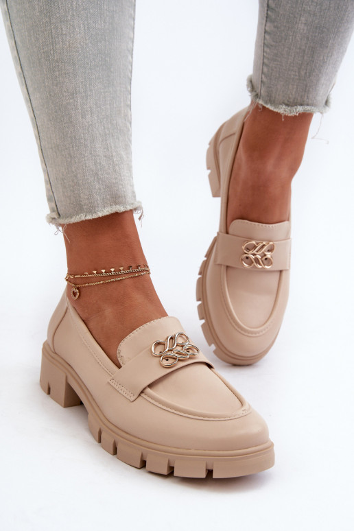 Elegantsed naiste mokassiinid  beeži... Elegantsed naiste mokassiinid  beeži...