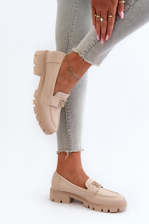 Elegantsed naiste mokassiinid  beeži... Elegantsed naiste mokassiinid  beeži...