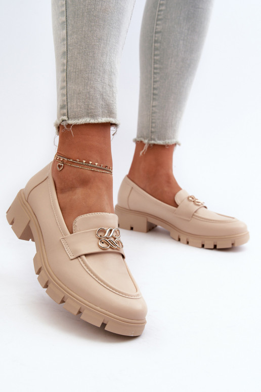 Elegantsed naiste mokassiinid  beeži... Elegantsed naiste mokassiinid  beeži...