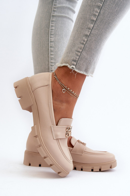 Elegantsed naiste mokassiinid  beeži... Elegantsed naiste mokassiinid  beeži...