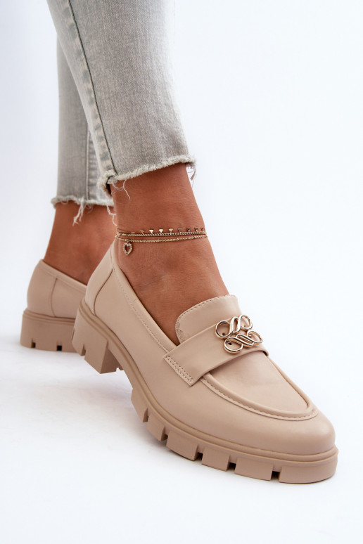 Elegantsed naiste mokassiinid  beeži... Elegantsed naiste mokassiinid  beeži...