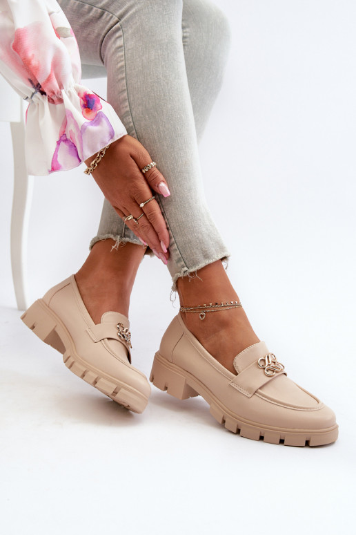 Elegantsed naiste mokassiinid  beeži... Elegantsed naiste mokassiinid  beeži...