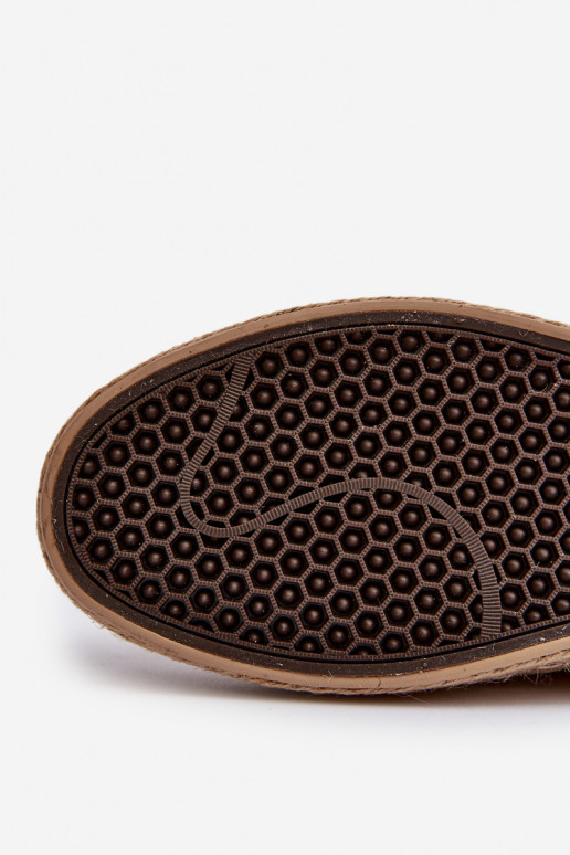 Liivakarva kunstnahast espadrillid... Liivakarva kunstnahast espadrillid...