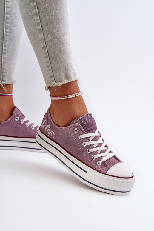 Naiste saapad  Lee Cooper  Violetne värv Naiste saapad  Lee Cooper  Violetne värv