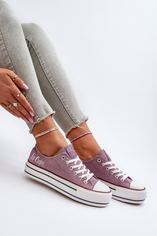 Naiste saapad  Lee Cooper  Violetne värv Naiste saapad  Lee Cooper  Violetne värv